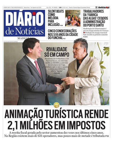 Edição do dia 7 Agosto 2026 da pubicação Diário de Notícias