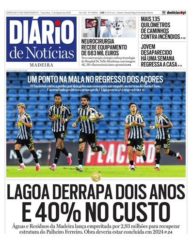 Edição do dia 11 Agosto 2026 da pubicação Diário de Notícias