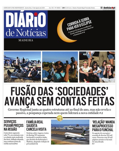 Edição do dia 13 Agosto 2026 da pubicação Diário de Notícias