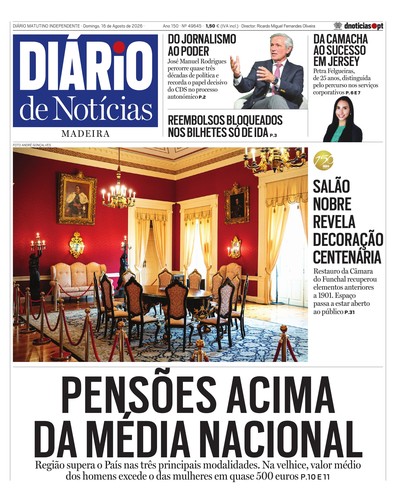Edição do dia 16 Agosto 2026 da pubicação Diário de Notícias