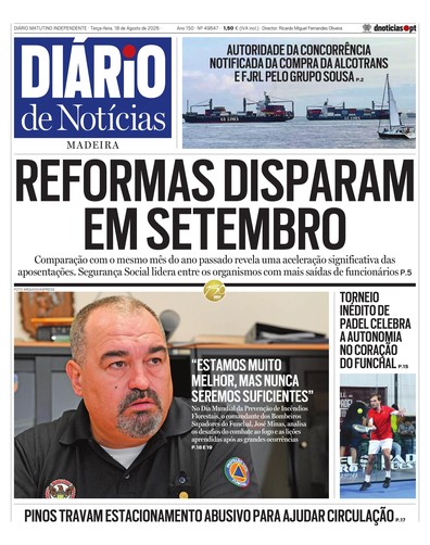 Edição do dia 18 Agosto 2026 da pubicação Diário de Notícias