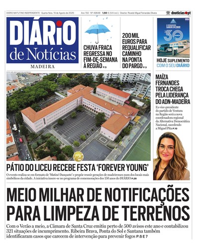 Edição do dia 19 Agosto 2026 da pubicação Diário de Notícias