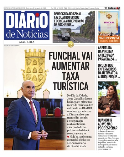 Edição do dia 21 Agosto 2026 da pubicação Diário de Notícias