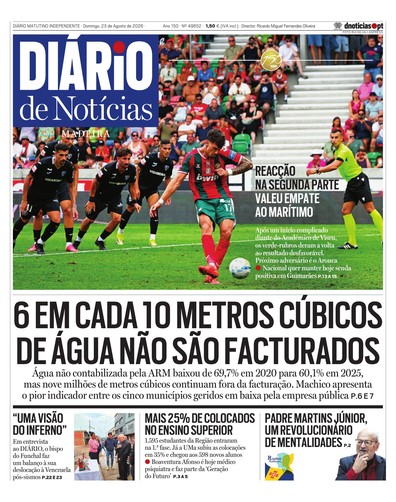 Edição do dia 23 Agosto 2026 da pubicação Diário de Notícias