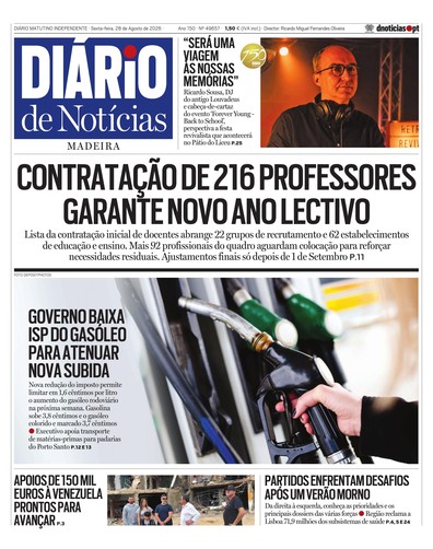 Edição do dia 28 Agosto 2026 da pubicação Diário de Notícias