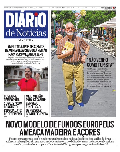 Edição do dia 29 Agosto 2026 da pubicação Diário de Notícias