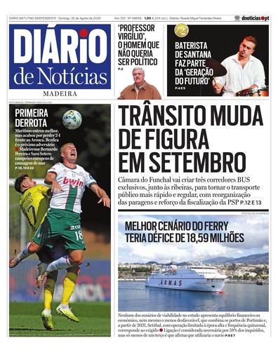 Edição do dia 30 Agosto 2026 da pubicação Diário de Notícias