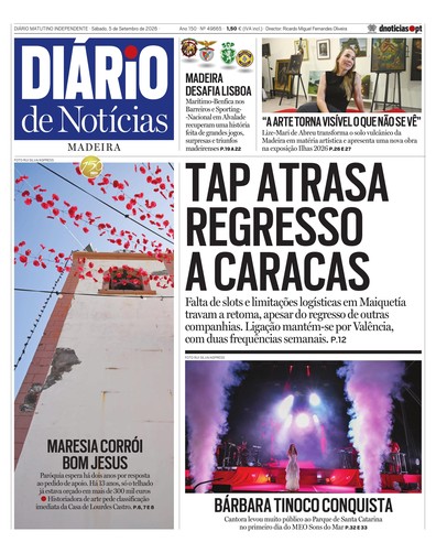 Edição do dia 5 Setembro 2026 da pubicação Diário de Notícias