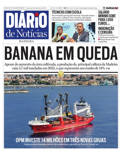 Edição do dia 8 Setembro 2026 da pubicação Diário de Notícias