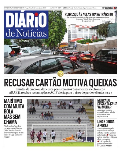 Edição do dia 15 Setembro 2026 da pubicação Diário de Notícias