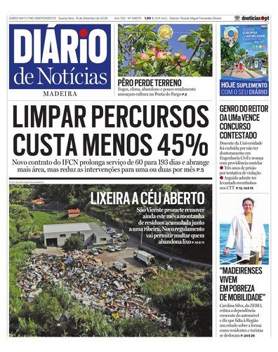Edição do dia 16 Setembro 2026 da pubicação Diário de Notícias
