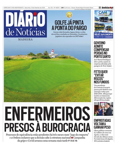 Edição do dia 18 Setembro 2026 da pubicação Diário de Notícias