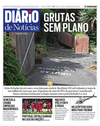 Edição do dia 25 Setembro 2026 da pubicação Diário de Notícias