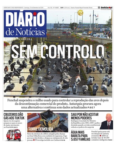 Edição do dia 27 Setembro 2026 da pubicação Diário de Notícias