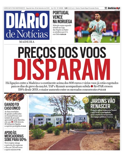 Edição do dia 28 Setembro 2026 da pubicação Diário de Notícias