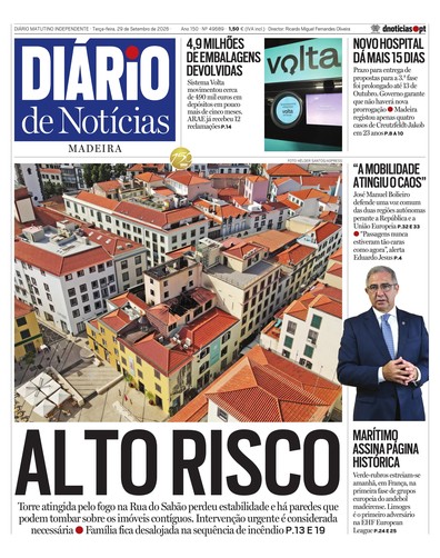Edição do dia 29 Setembro 2026 da pubicação Diário de Notícias