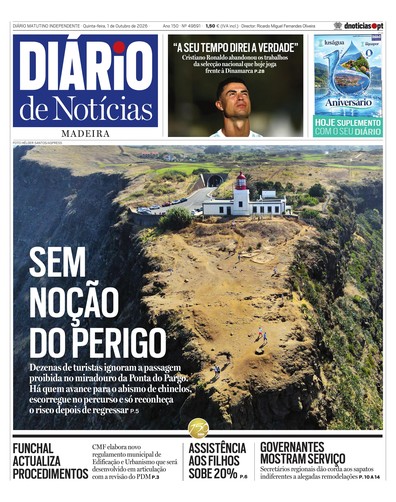 Edição do dia 1 Outubro 2026 da pubicação Diário de Notícias