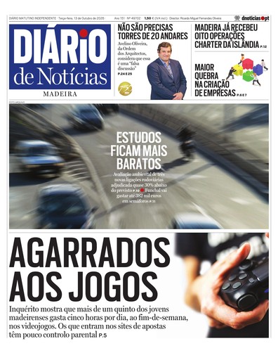 Edição do dia 13 Outubro 2026 da pubicação Diário de Notícias