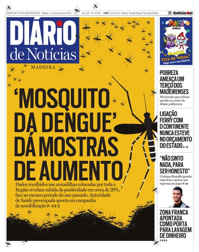 Edição do dia 17 Outubro 2020 da pubicação Diário de Notícias