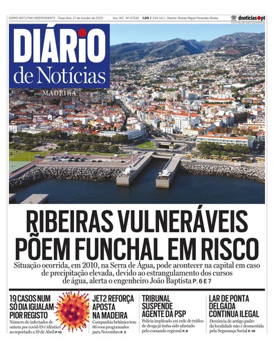 Edição do dia 27 Outubro 2020 da pubicação Diário de Notícias
