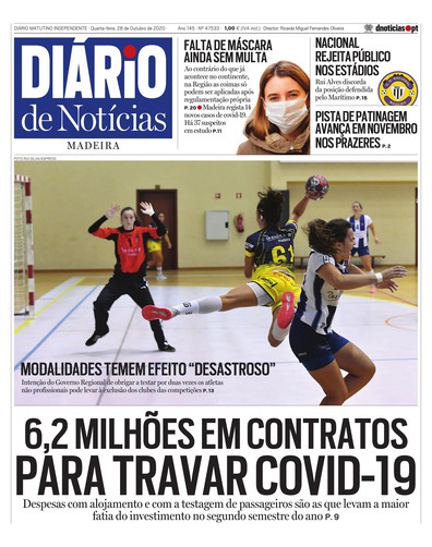 Edição do dia 28 Outubro 2020 da pubicação Diário de Notícias