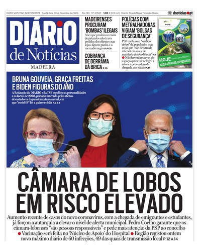 Edição do dia 30 Dezembro 2020 da pubicação Diário de Notícias