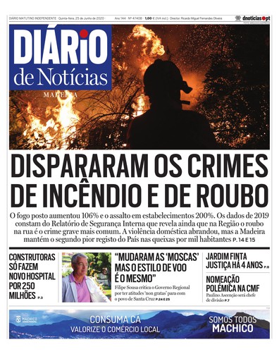 Edição do dia 25 Junho 2020 da pubicação Diário de Notícias