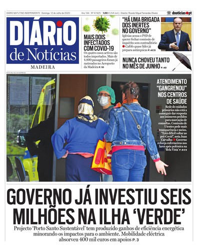 Edição do dia 12 Julho 2020 da pubicação Diário de Notícias