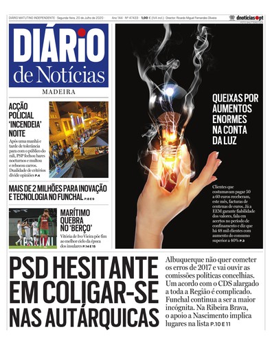 Edição do dia 20 Julho 2020 da pubicação Diário de Notícias