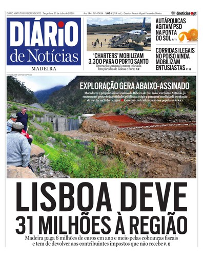 Edição do dia 21 Julho 2020 da pubicação Diário de Notícias