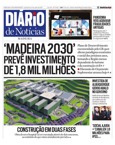 Edição do dia 22 Julho 2020 da pubicação Diário de Notícias