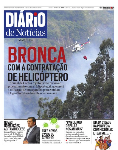 Edição do dia 25 Julho 2020 da pubicação Diário de Notícias