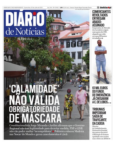 Edição do dia 30 Julho 2020 da pubicação Diário de Notícias