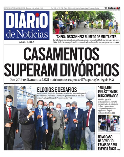 Edição do dia 5 Julho 2020 da pubicação Diário de Notícias