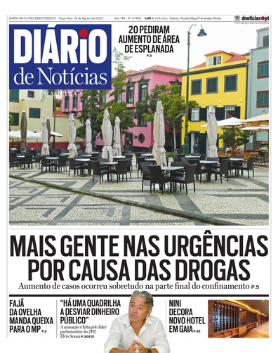 Edição do dia 18 Agosto 2020 da pubicação Diário de Notícias