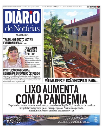 Edição do dia 19 Agosto 2020 da pubicação Diário de Notícias