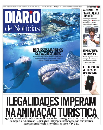 Edição do dia 20 Agosto 2020 da pubicação Diário de Notícias
