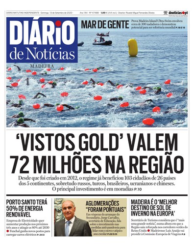 Edição do dia 13 Setembro 2020 da pubicação Diário de Notícias