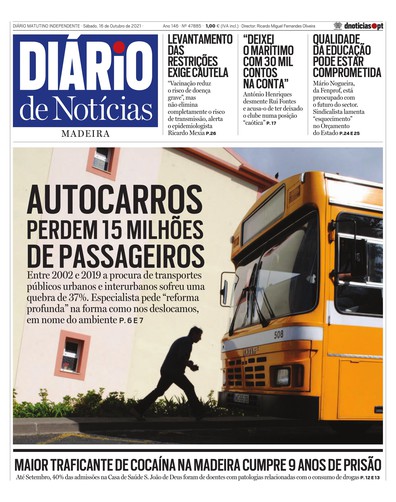Edição do dia 16 Outubro 2021 da pubicação Diário de Notícias