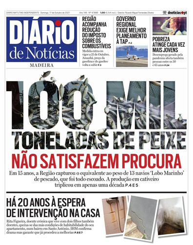 Edição do dia 17 Outubro 2021 da pubicação Diário de Notícias