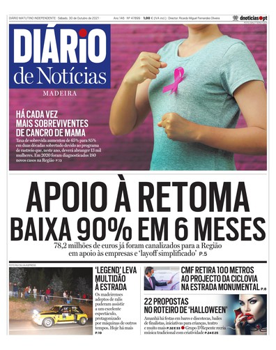 Edição do dia 30 Outubro 2021 da pubicação Diário de Notícias
