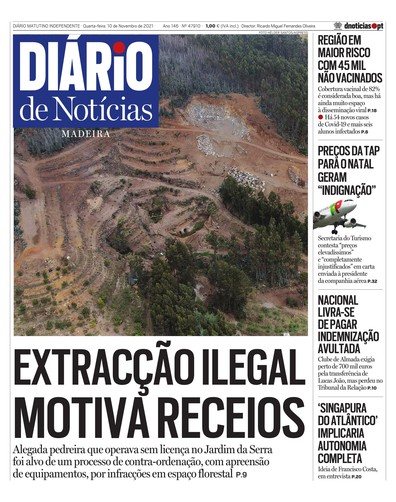 Edição do dia 10 Novembro 2021 da pubicação Diário de Notícias
