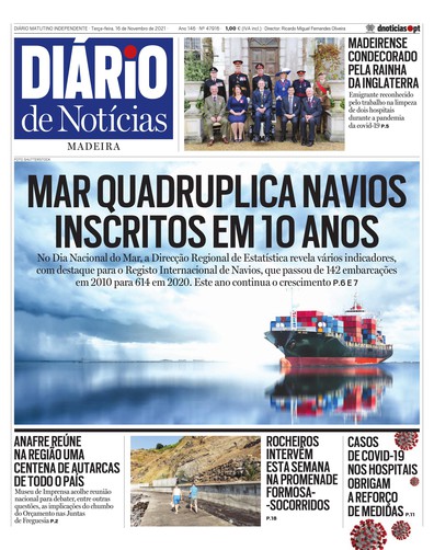 Edição do dia 16 Novembro 2021 da pubicação Diário de Notícias