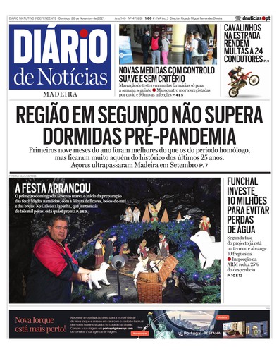Edição do dia 28 Novembro 2021 da pubicação Diário de Notícias