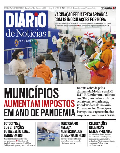 Edição do dia 15 Dezembro 2021 da pubicação Diário de Notícias