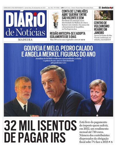 Edição do dia 30 Dezembro 2021 da pubicação Diário de Notícias