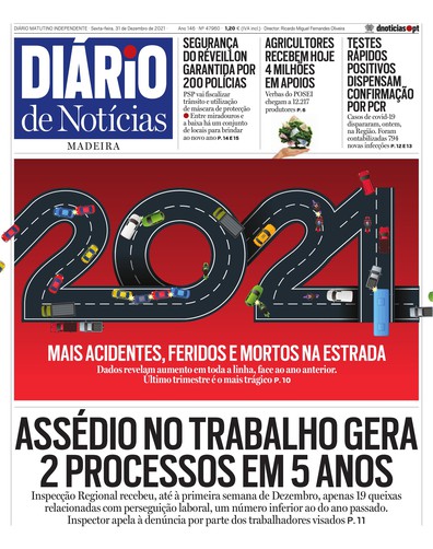 Edição do dia 31 Dezembro 2021 da pubicação Diário de Notícias