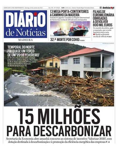 Edição do dia 24 Janeiro 2021 da pubicação Diário de Notícias