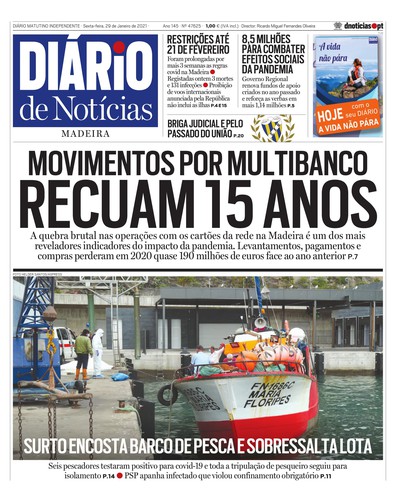 Edição do dia 29 Janeiro 2021 da pubicação Diário de Notícias