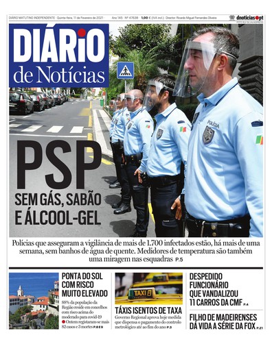 Edição do dia 11 Fevereiro 2021 da pubicação Diário de Notícias
